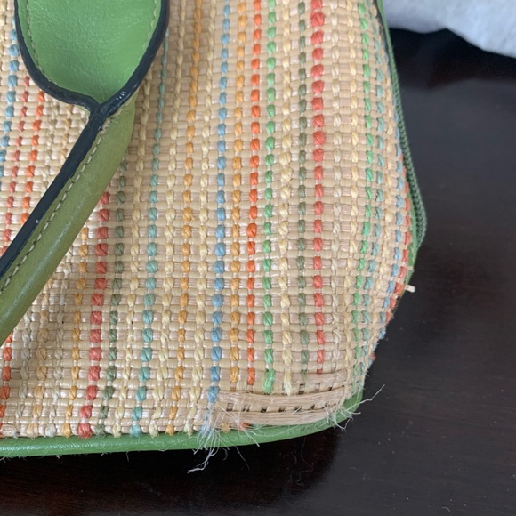 Giani Bernini Green Straw Bag - Picture 8 of 8